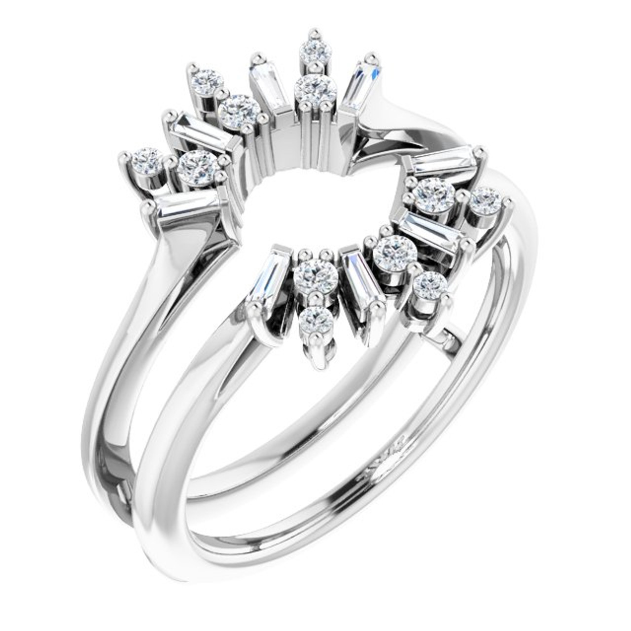 Diamond D20 Engagement ring in 14k gold – Earth Art