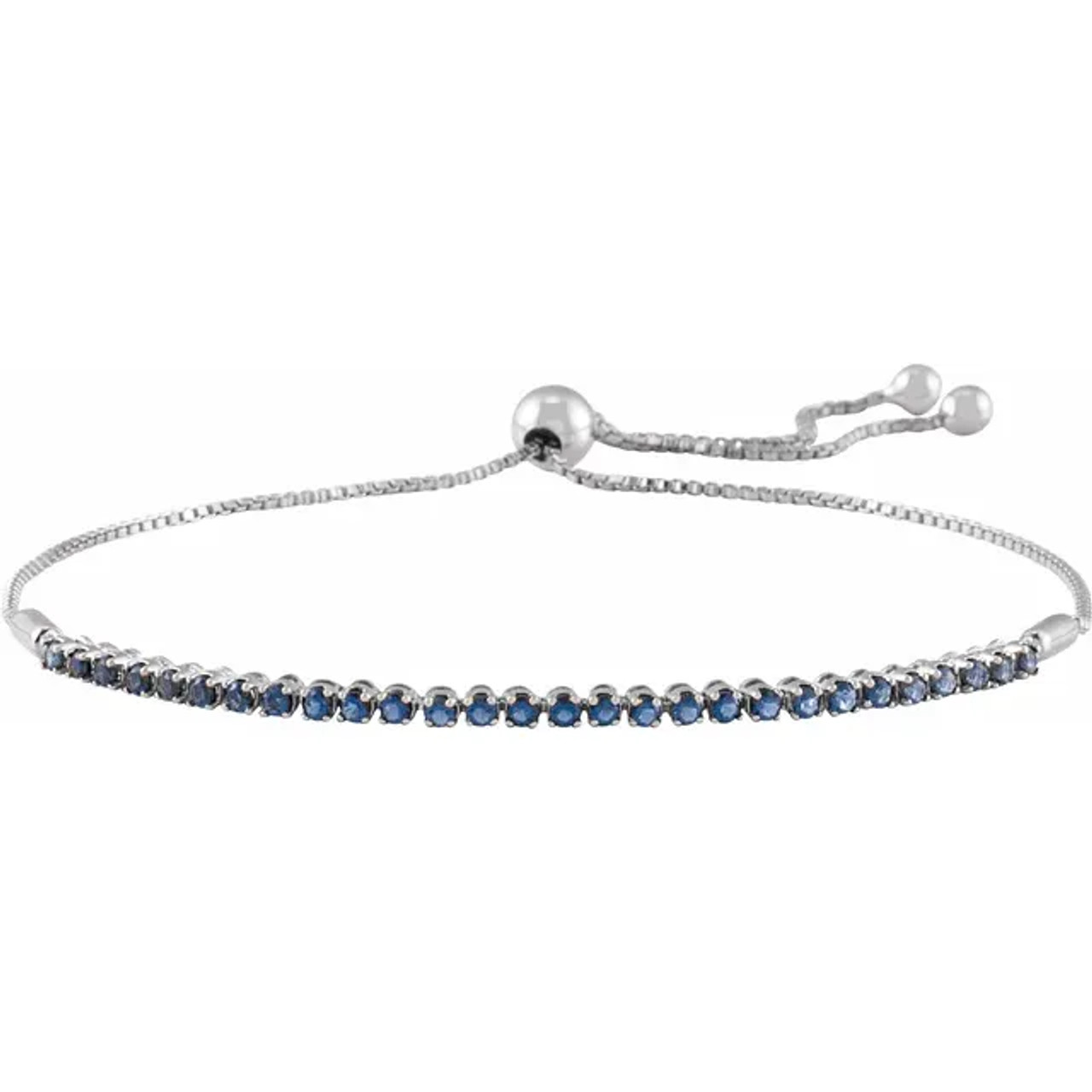 Adjustable Diamond Bracelet White Gold – D-Star Jewellery