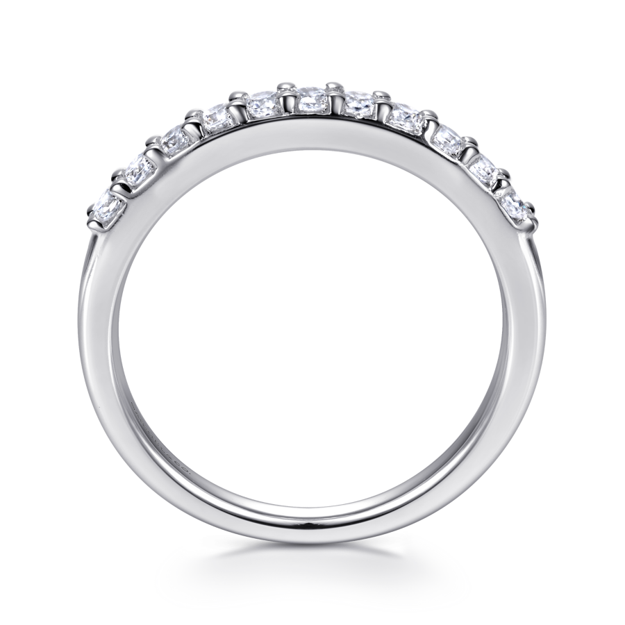 Hart Straight Pave Diamond Wedding Ring Gage Diamonds