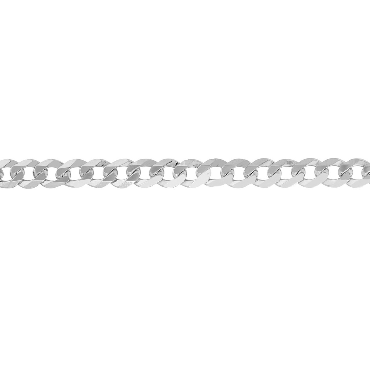 7MM 14K Gold Curb Chain Bracelet | Gage Diamonds