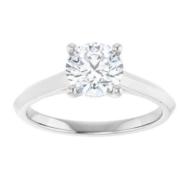 Jocelyn Knife Edge Solitaire Engagement Ring Setting Gage Diamonds