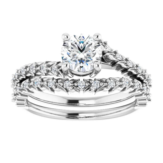 Marley Curved Diamond Wedding Ring Gage Diamonds