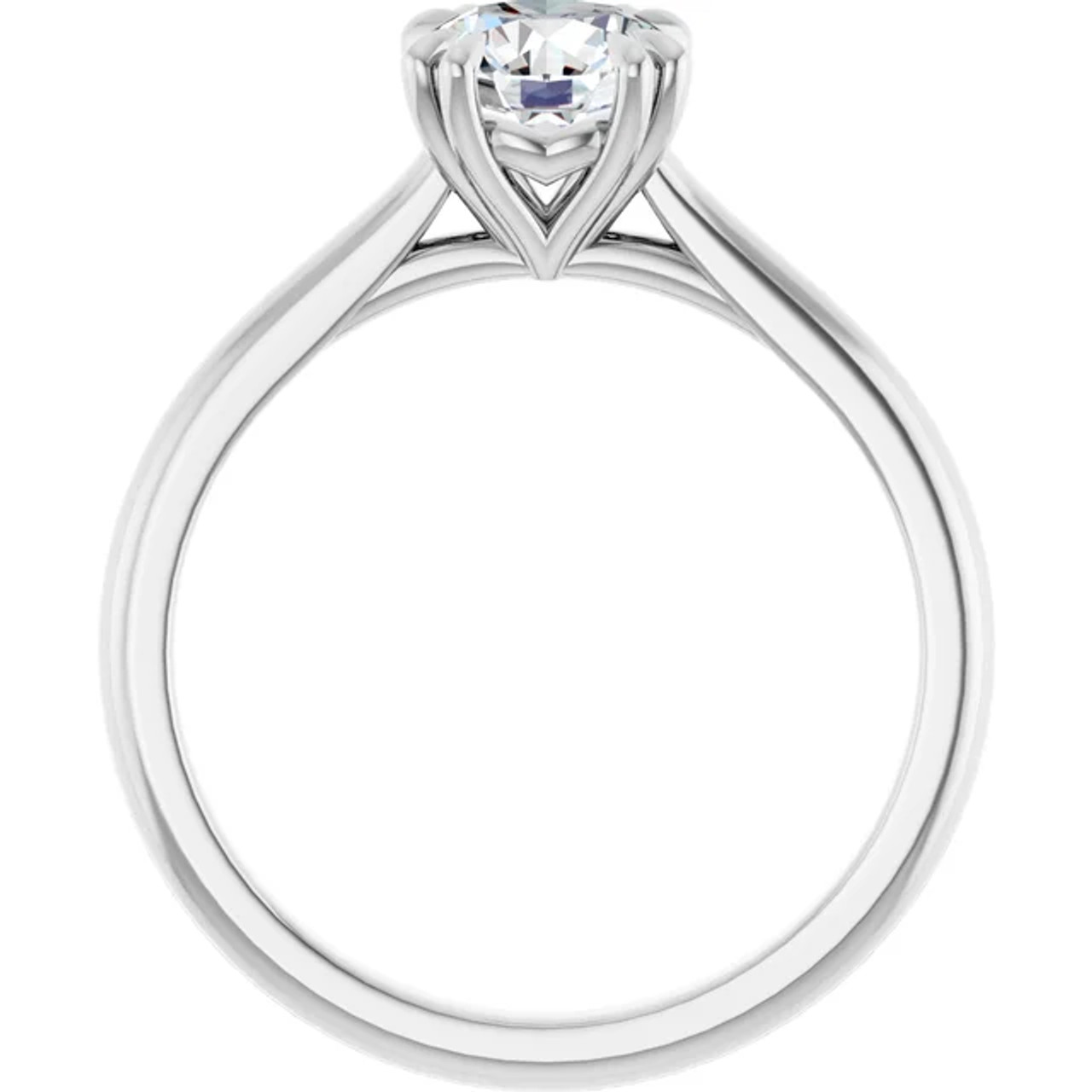 Double prong store solitaire setting