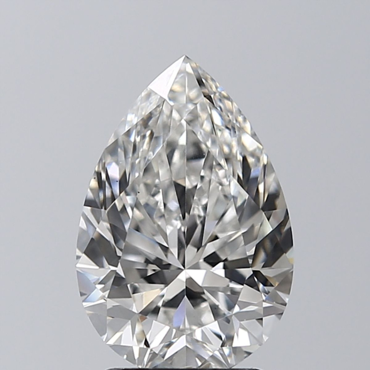 2.10 Carats Lab Grown Pear Shape Micropaved Side Stones Diamond Engage –  Benz & Co Diamonds