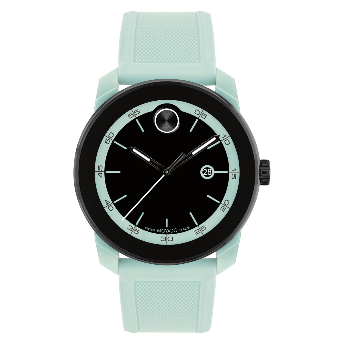 Movado 42MM Bold Tr90 Seafoam Blue Unisex Watch | Gage Diamonds 