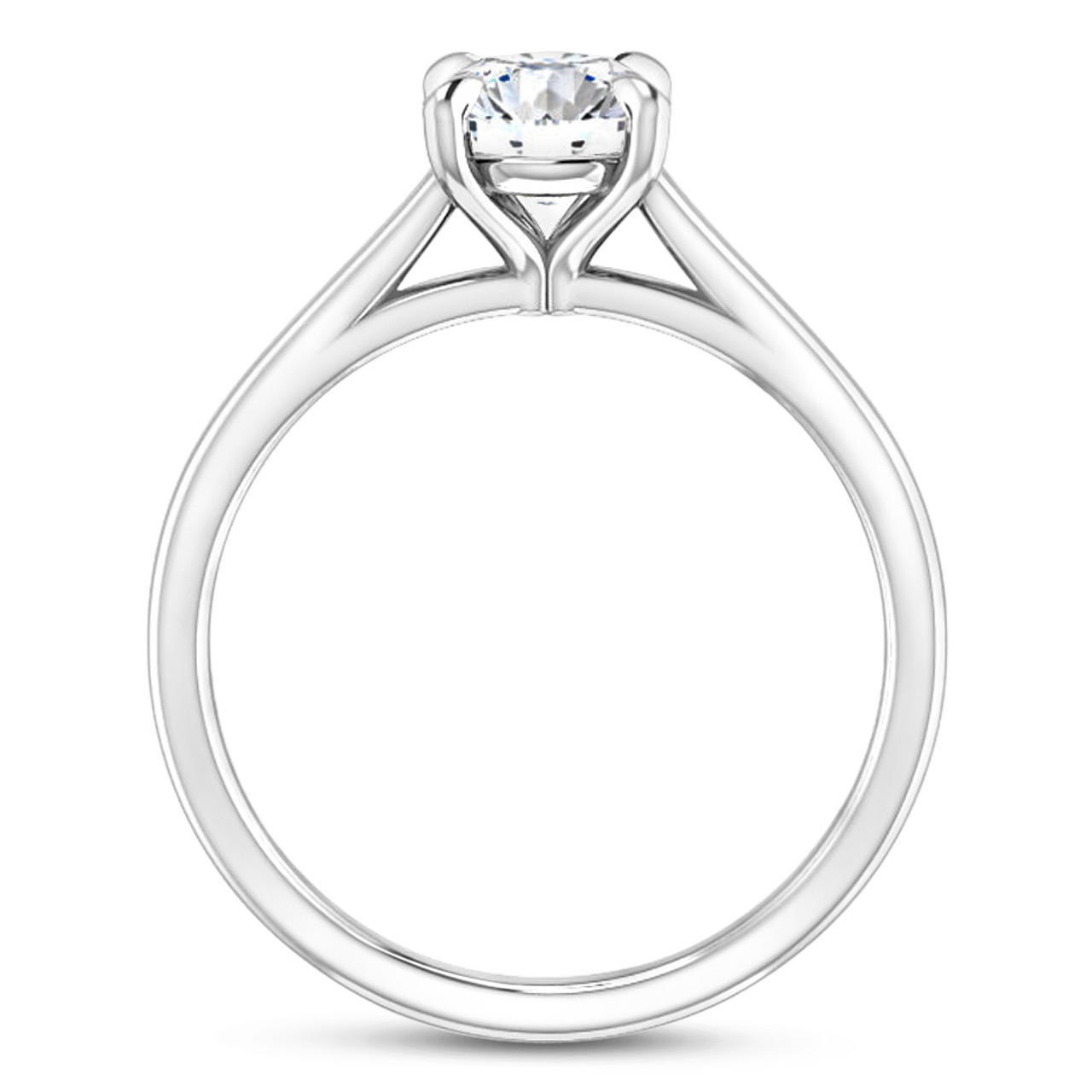 Lucia Solitaire Engagement Ring Setting | Gage Diamonds