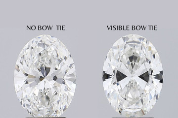 What is the Bow-Tie Effect in Oval Diamonds?