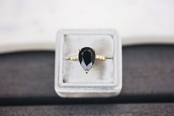 Spice Up Your Love Life with a Black Stone Engagement Ring