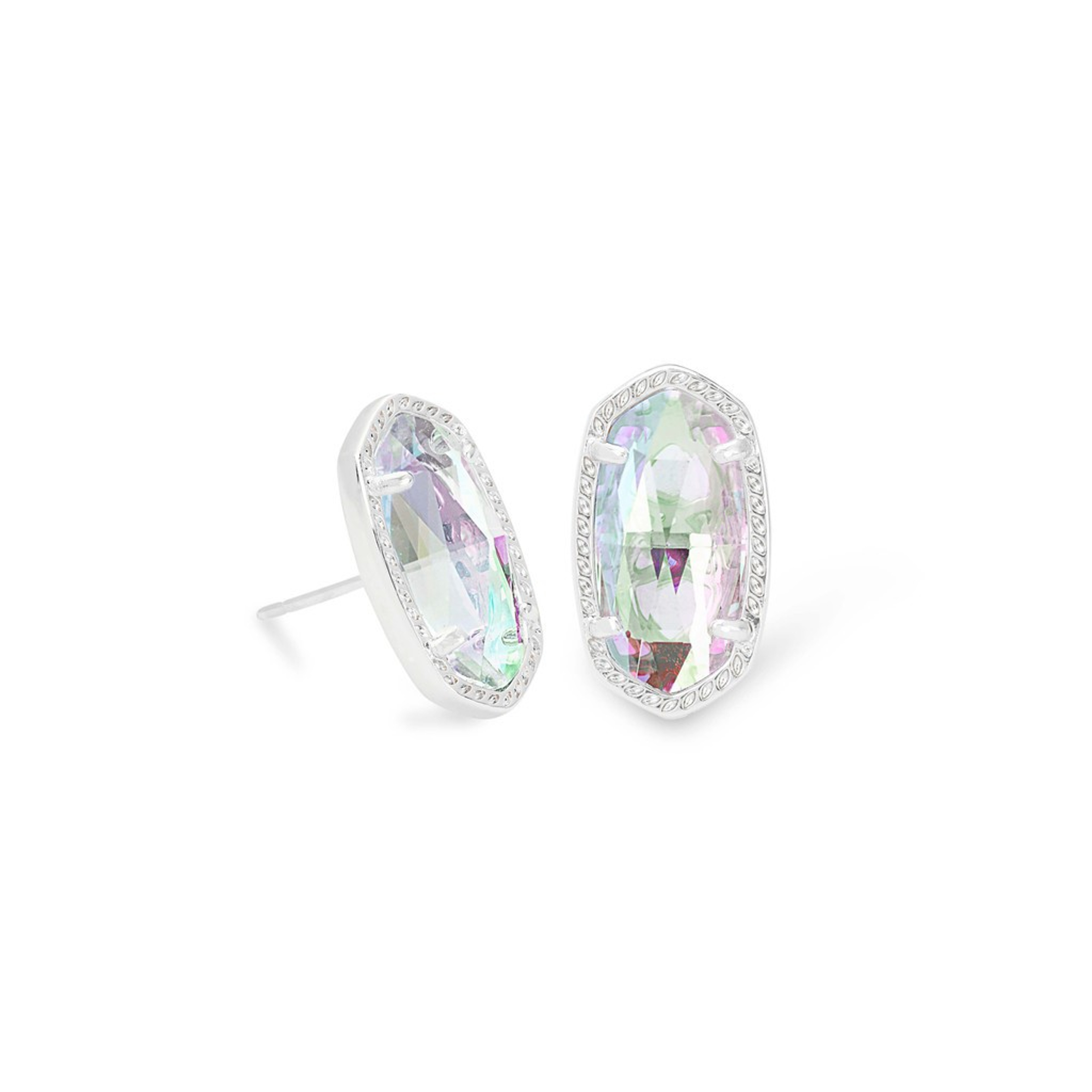 kendra scott ellie earrings in dichroic glass