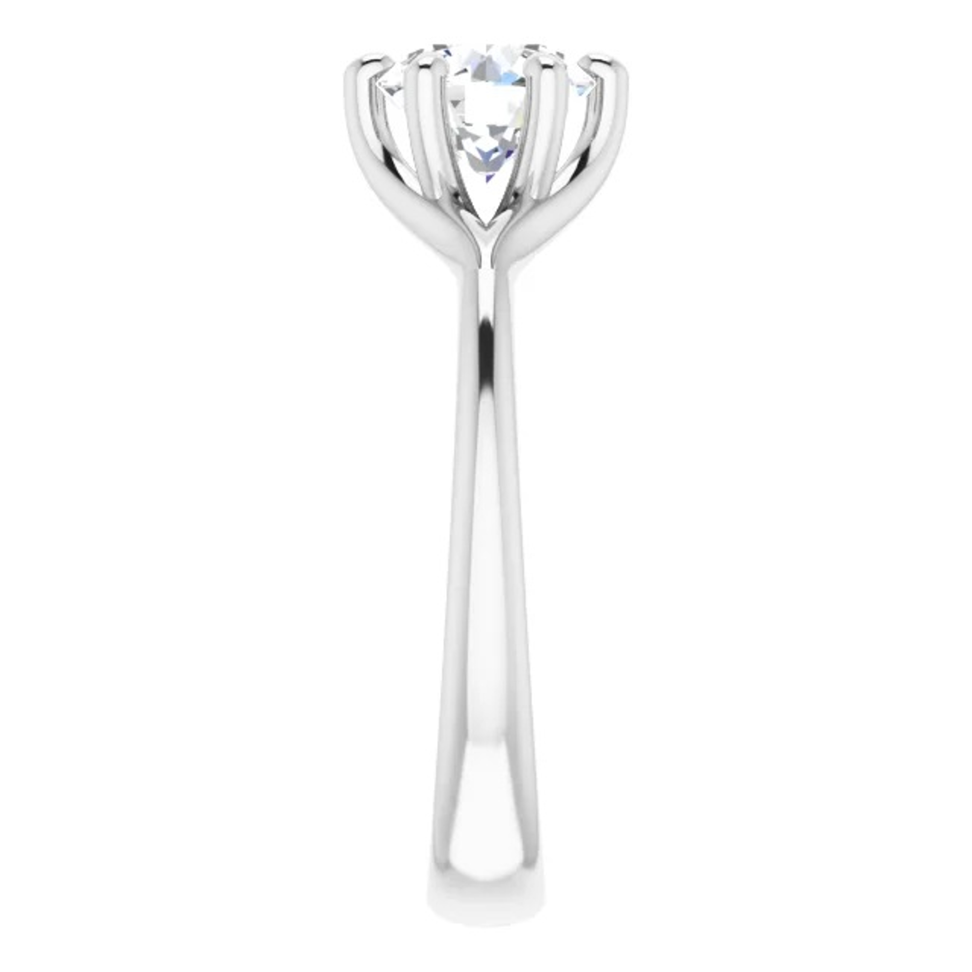 six-prong solitaire engagement ring