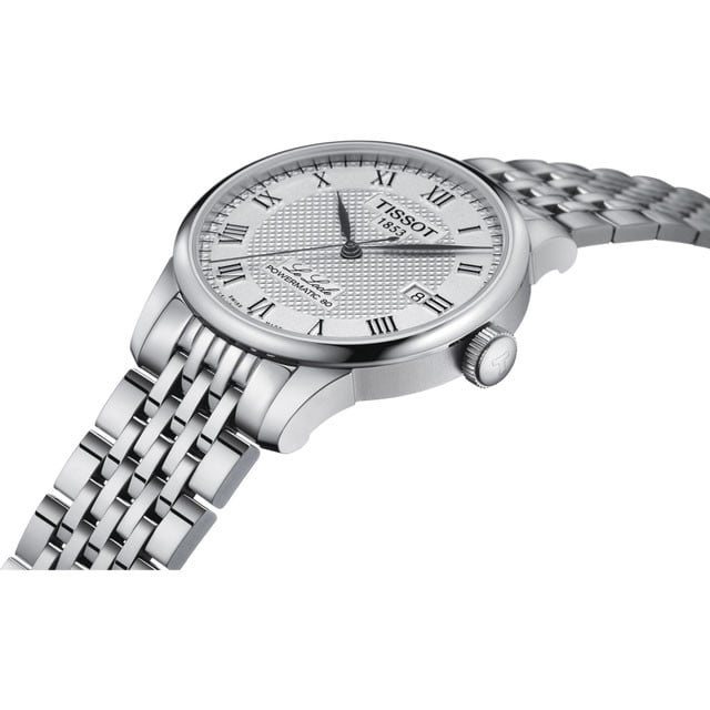 Tissot 39MM T-Classic Le Locle Powermatic 80 Silver Men's Watch