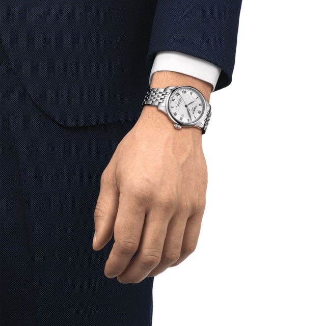 Tissot 39MM T-Classic Le Locle Powermatic 80 Silver Men's Watch
