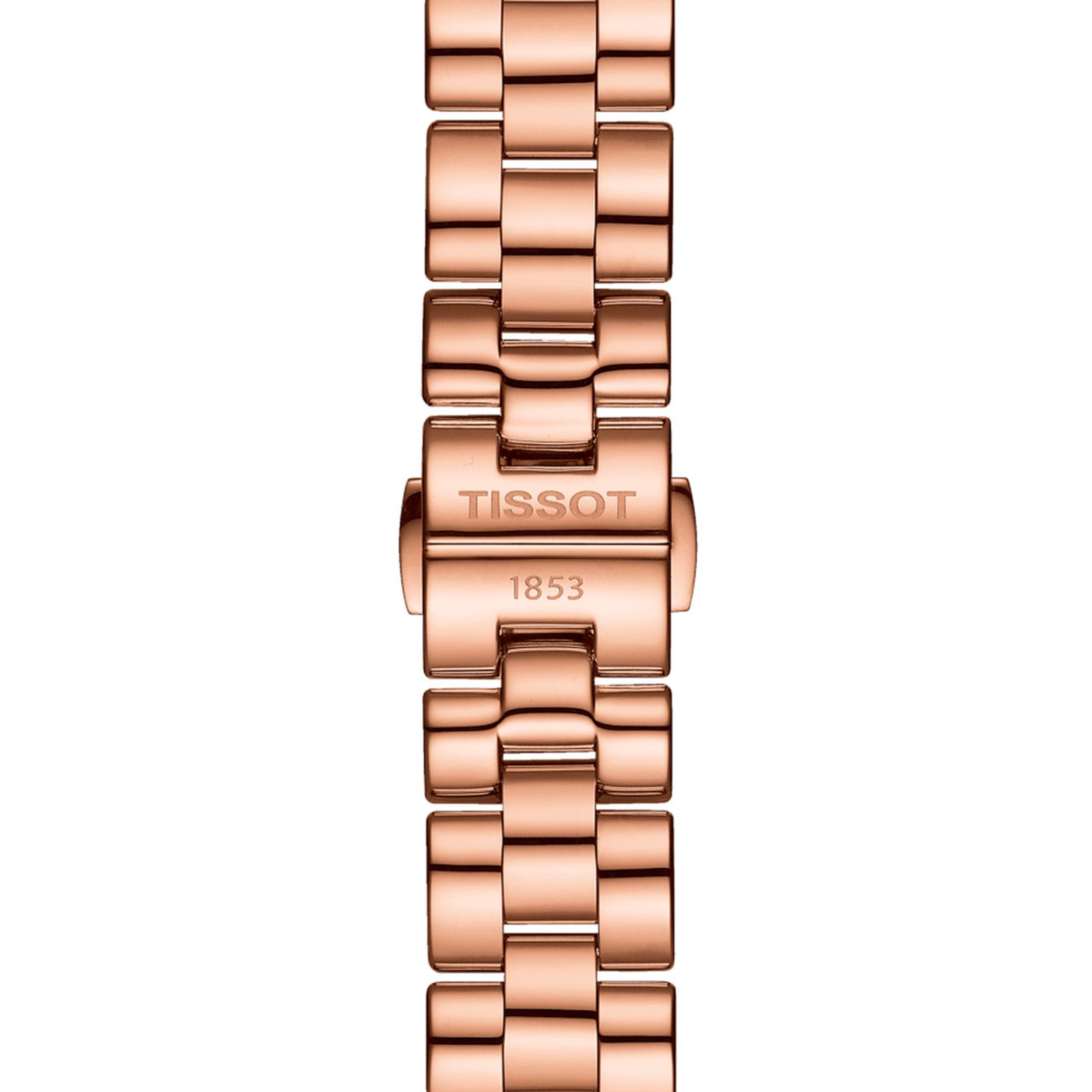 Tissot 30MM T-Wave White Mother-of-Pearl Rose Gold Women's Watch