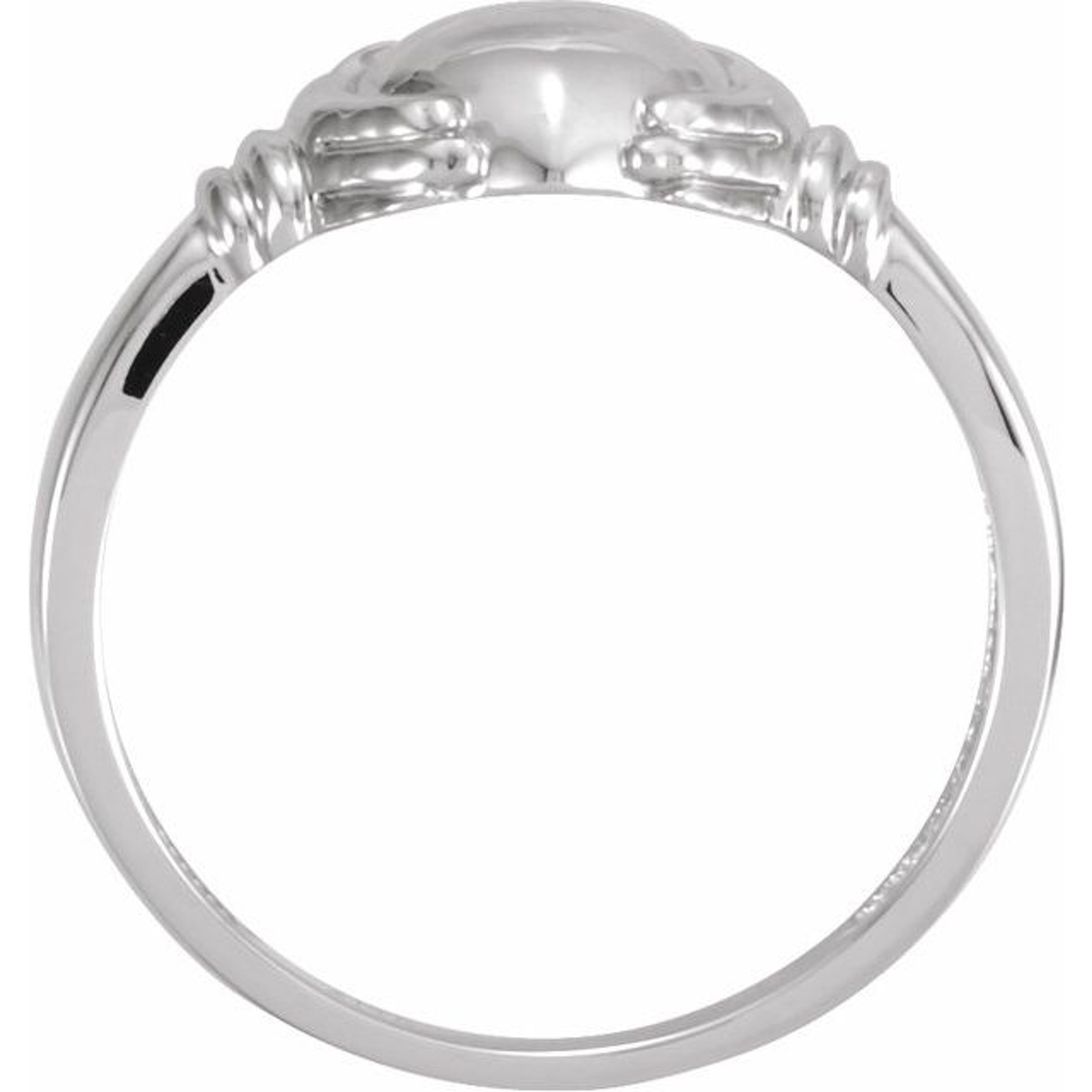 14K gold Irish claddagh ring