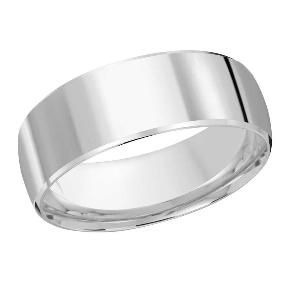 Bexon Slanted Edge Wedding Ring