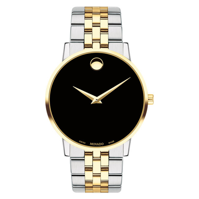 Movado 40MM Museum Classic Two-Tone Men's Watch