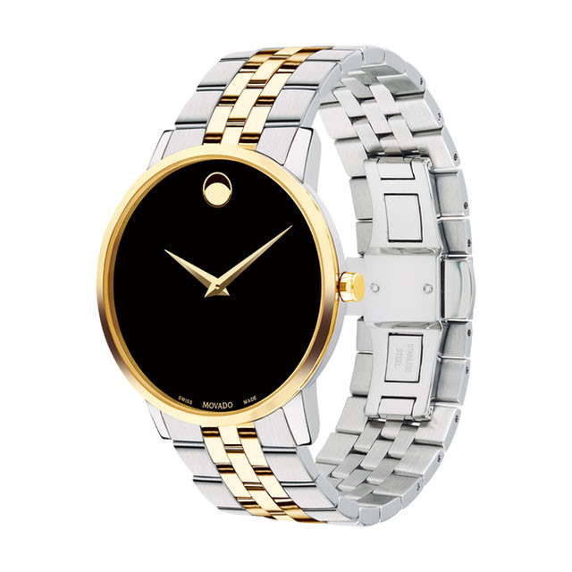 Movado 40MM Museum Classic Two-Tone Men's Watch