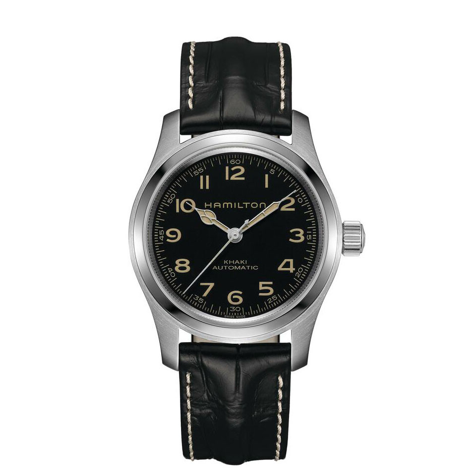 HAMILTON MURPH 自動巻き時計 Hamilton 42MM Khaki Field Murph Auto Black Men's Watch | Gage