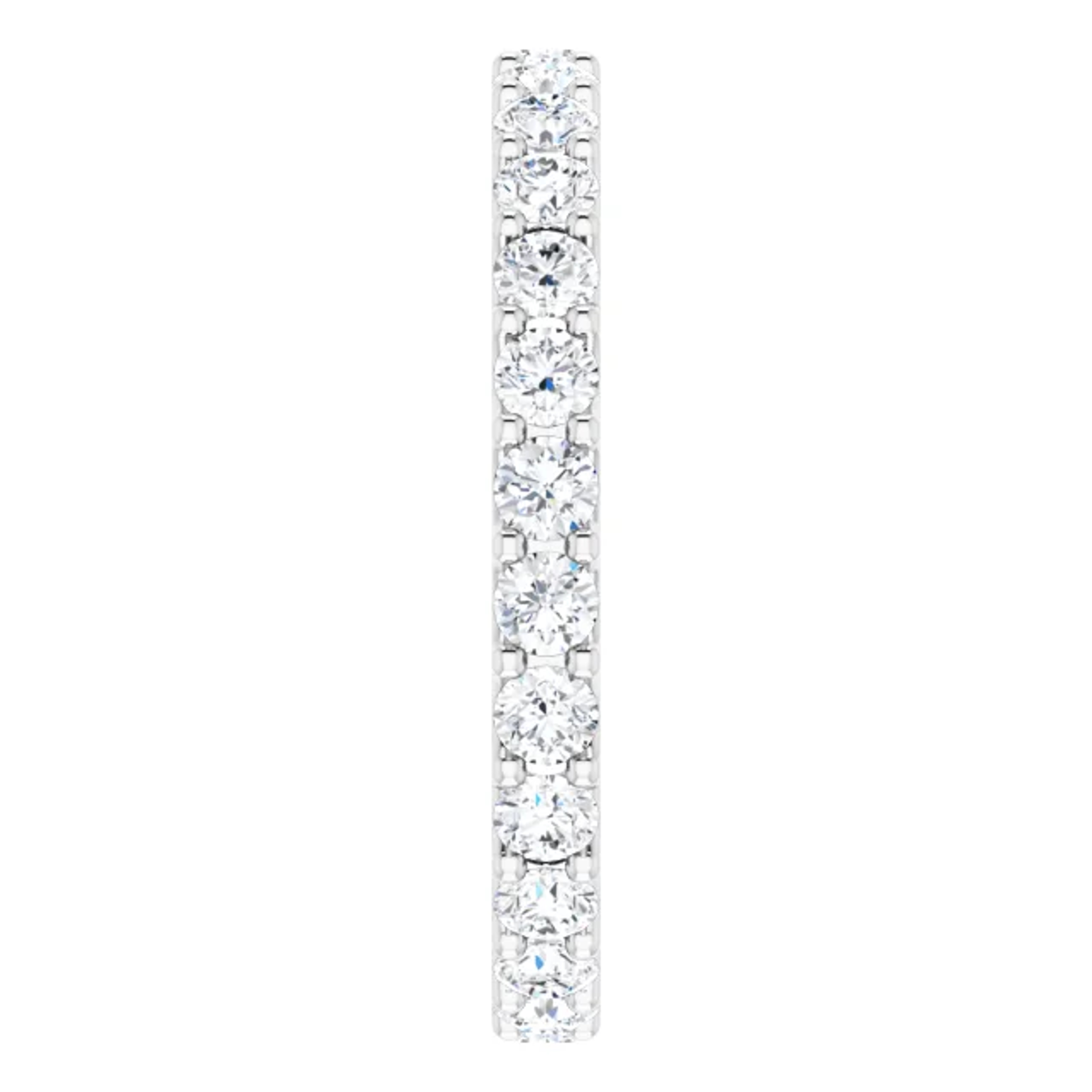 14K gold lab grown diamond eternity ring