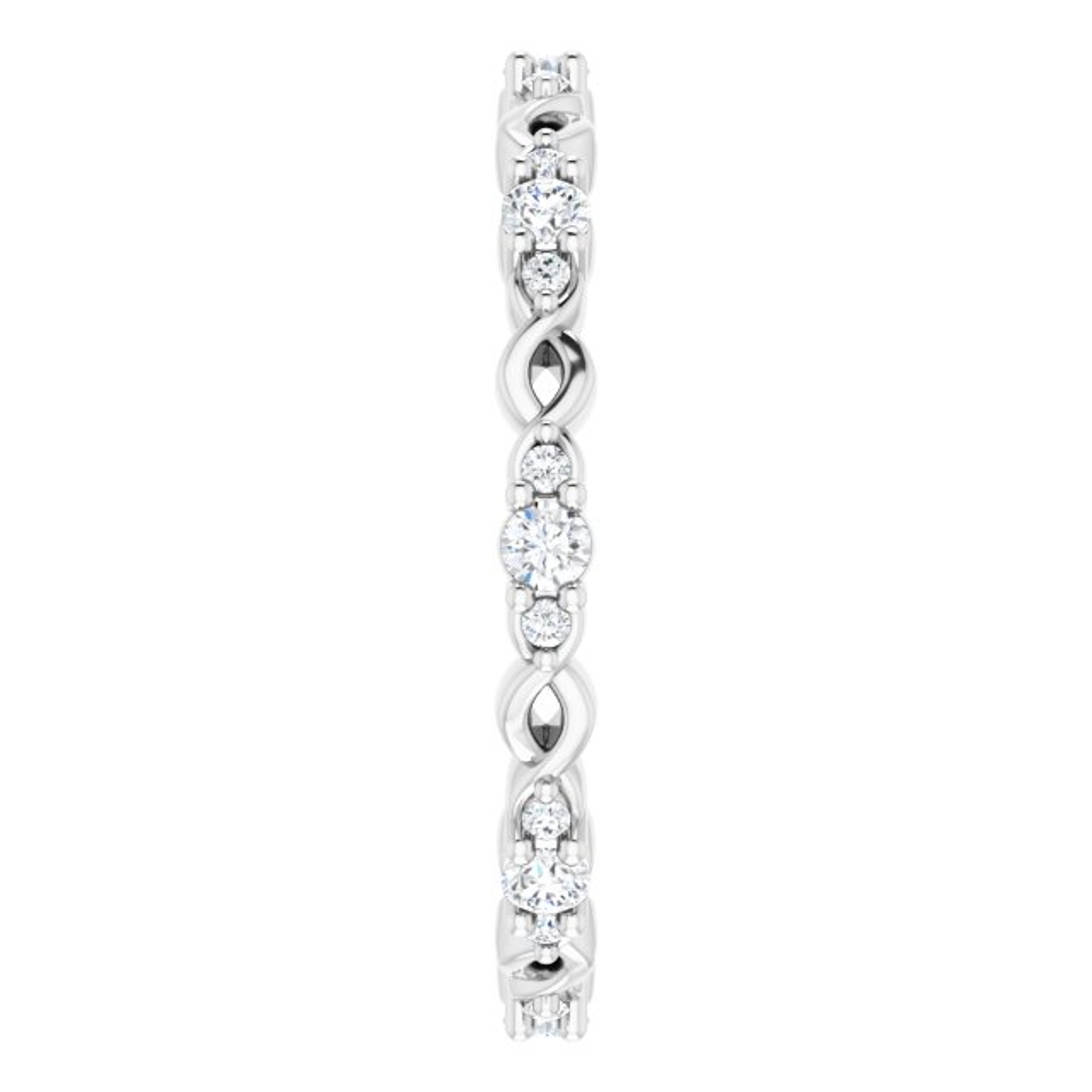 Ciara Diamond Celtic Inspired Eternity Ring (1/3 TCW)