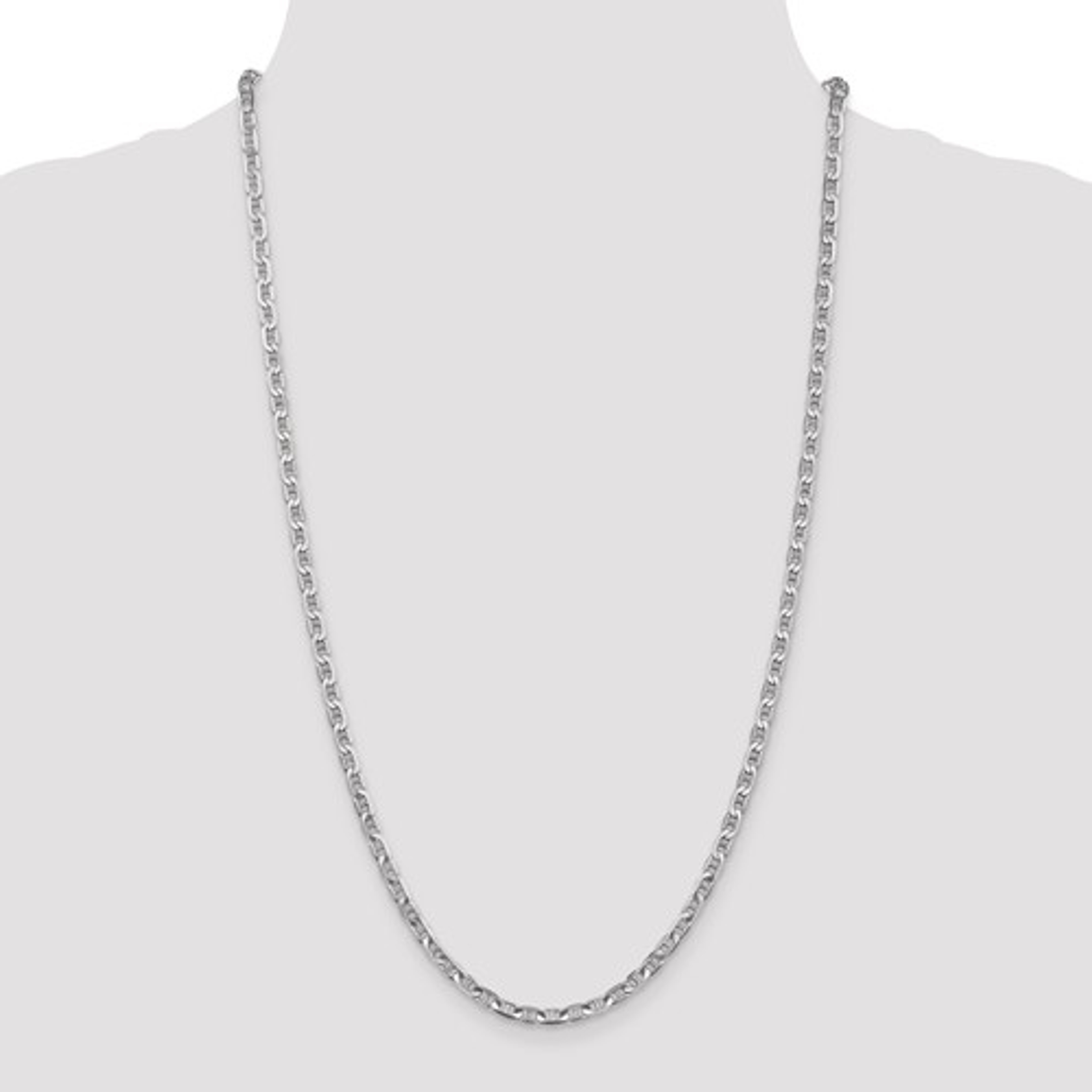 Kingston 14K Gold Concave Anchor Chain