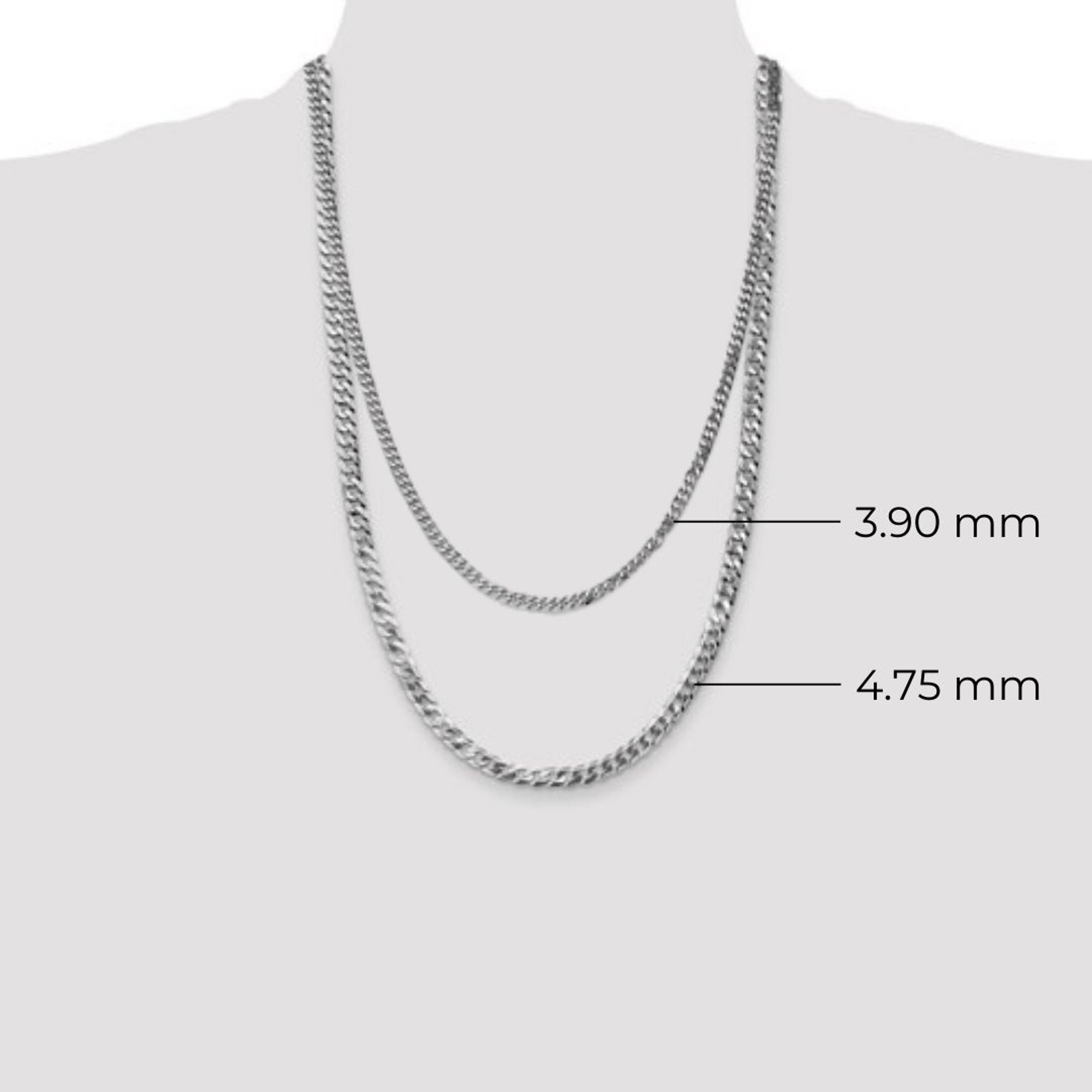 Aberdeen 14K Gold Flat Beveled Curb Chain