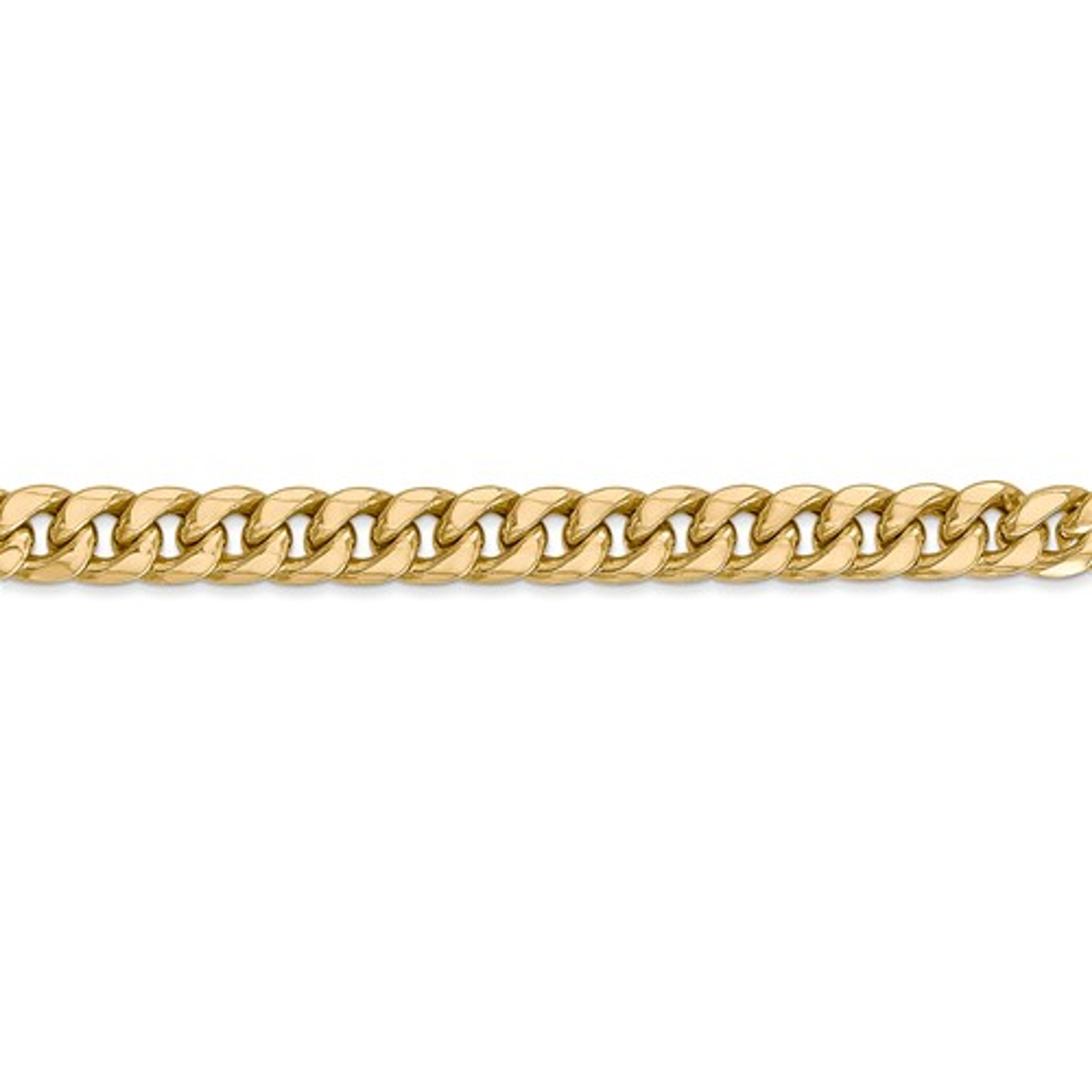 Shepherd 14K Yellow Gold Semi-Solid Miami Cuban Chain