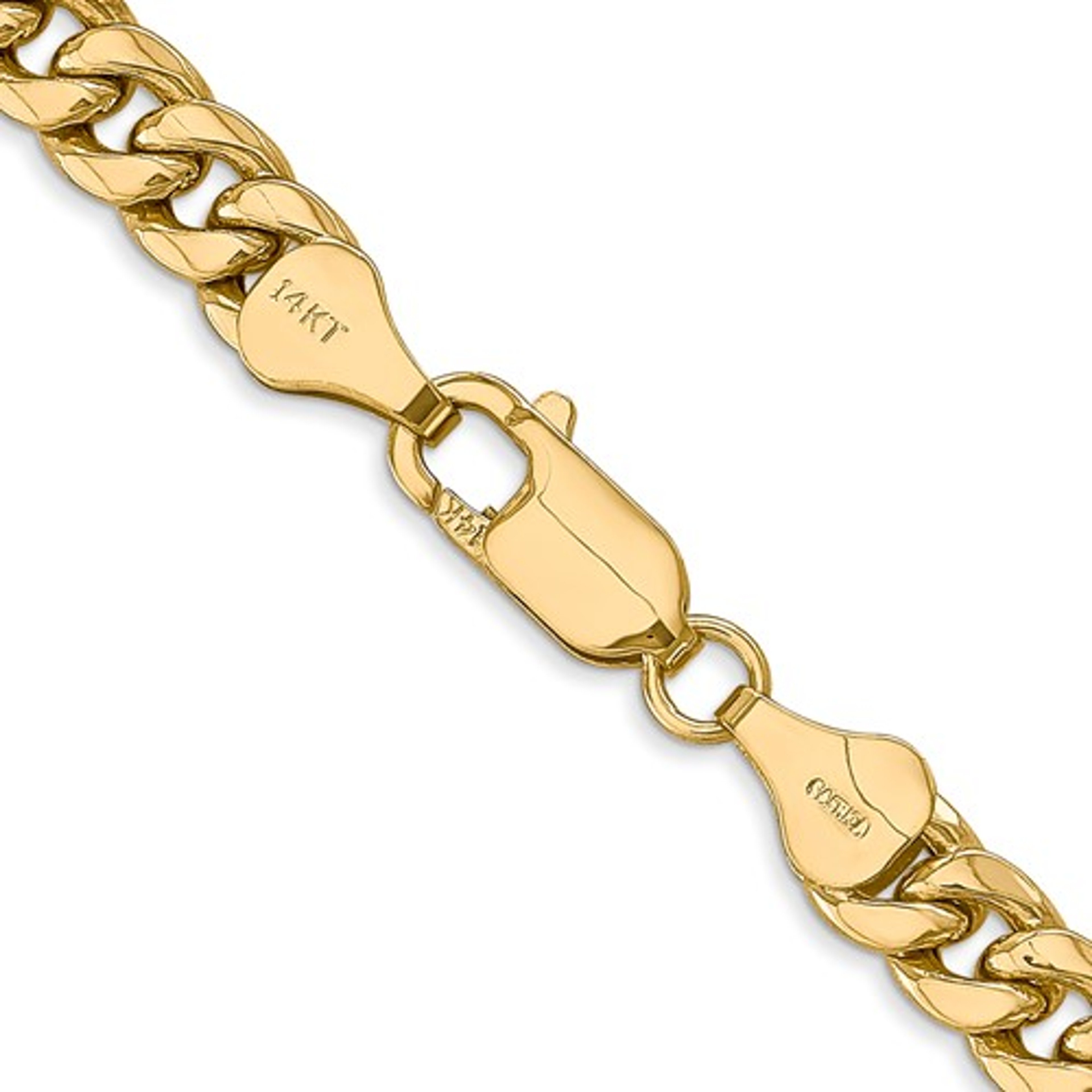 Shepherd 14K Yellow Gold Semi-Solid Miami Cuban Chain