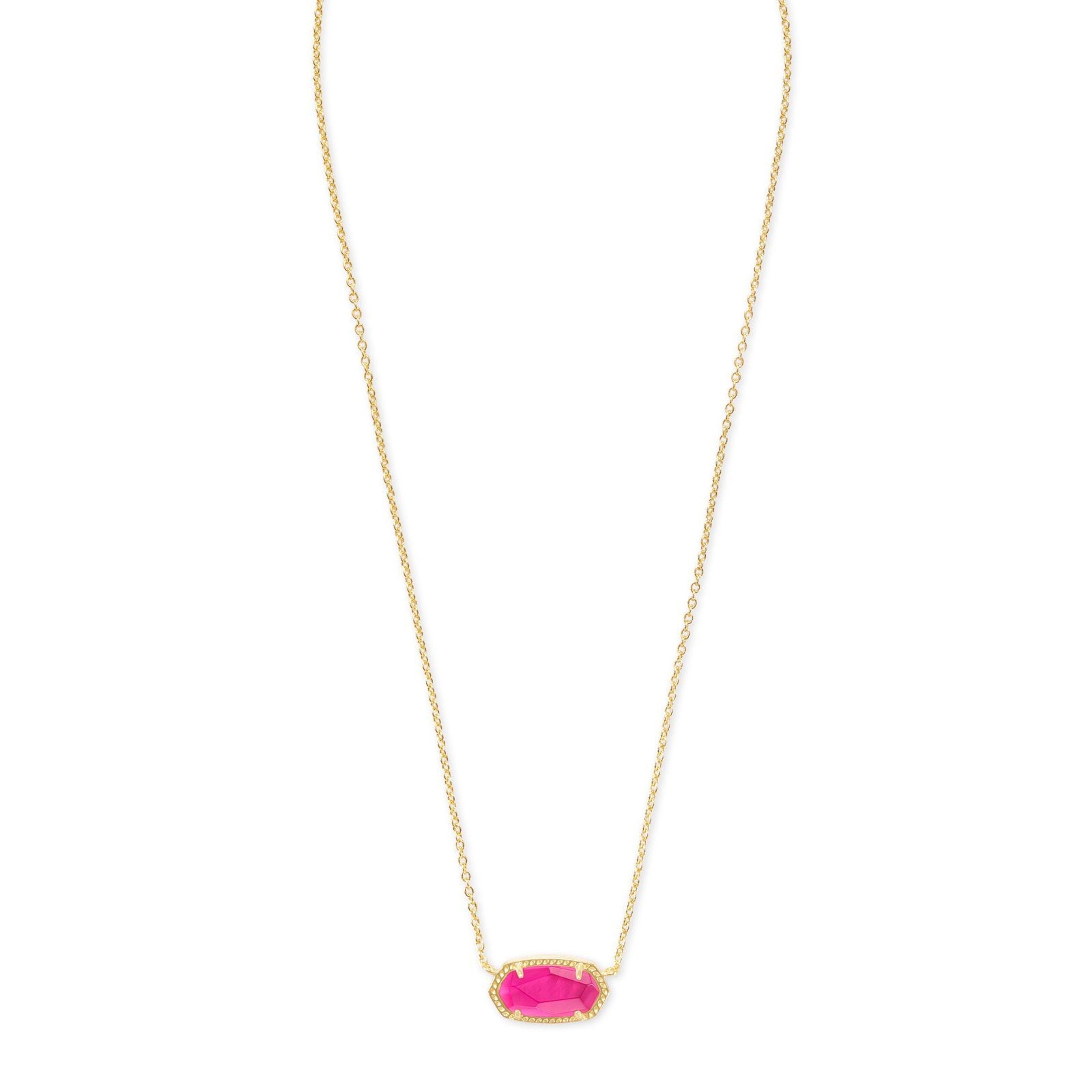 kendra scott elisa pendant necklace in azalea illusion