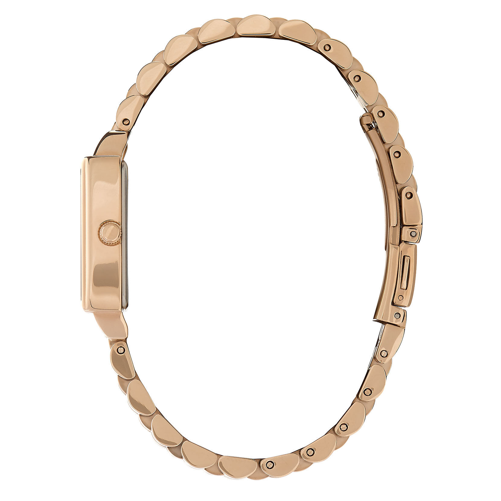 Olivia Burton 21MM Townhouse Rectangle Rose Gold Women's Watch