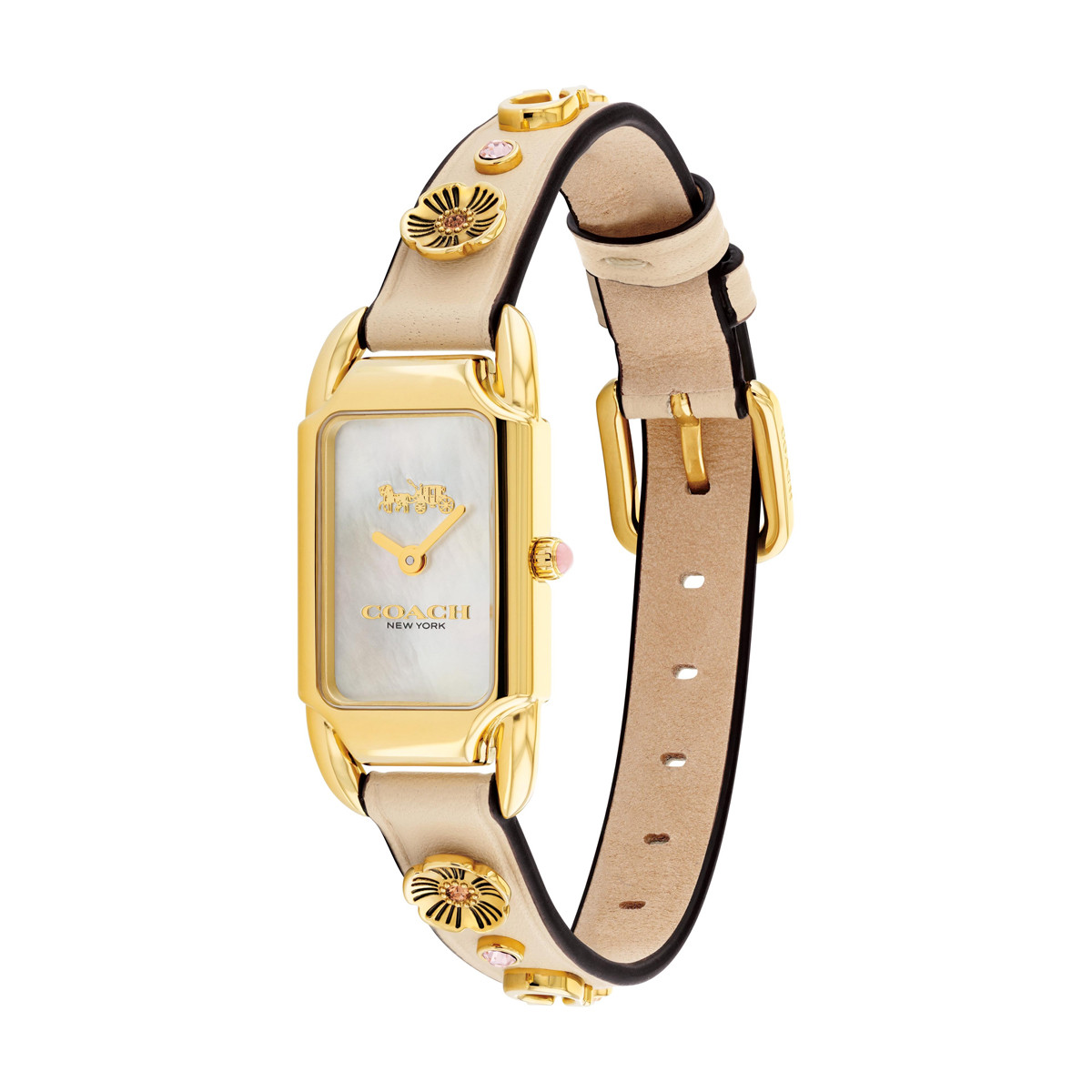 COACH 29MM Cadie Mother of Pearl Charm Women's Watch | Gage