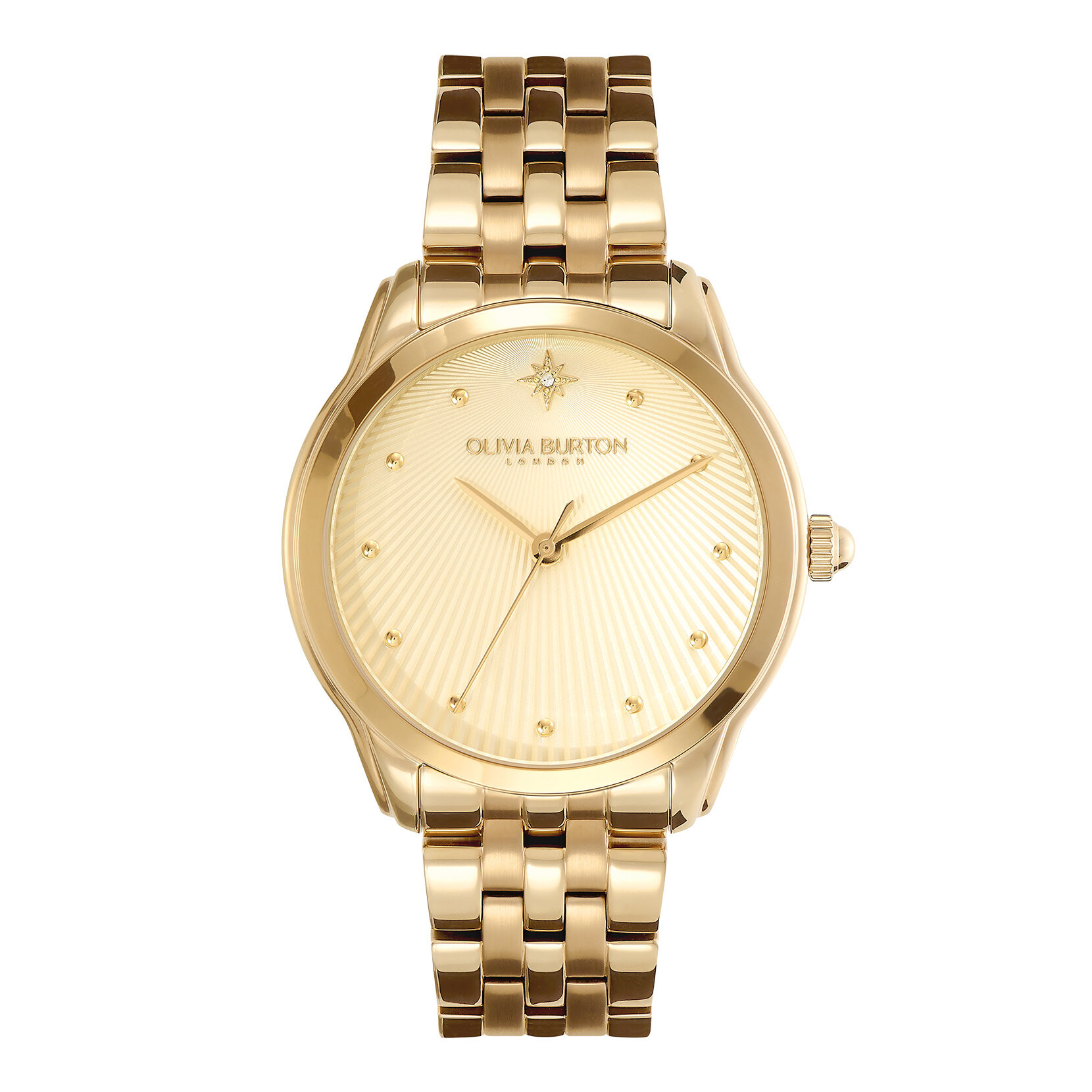 Olivia Burton rose gold × mint Olivia Burton 21MM Townhouse Rectangle Rose Gold Women's Watch