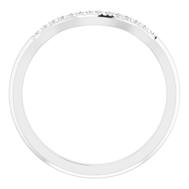 curved diamond wedding ring