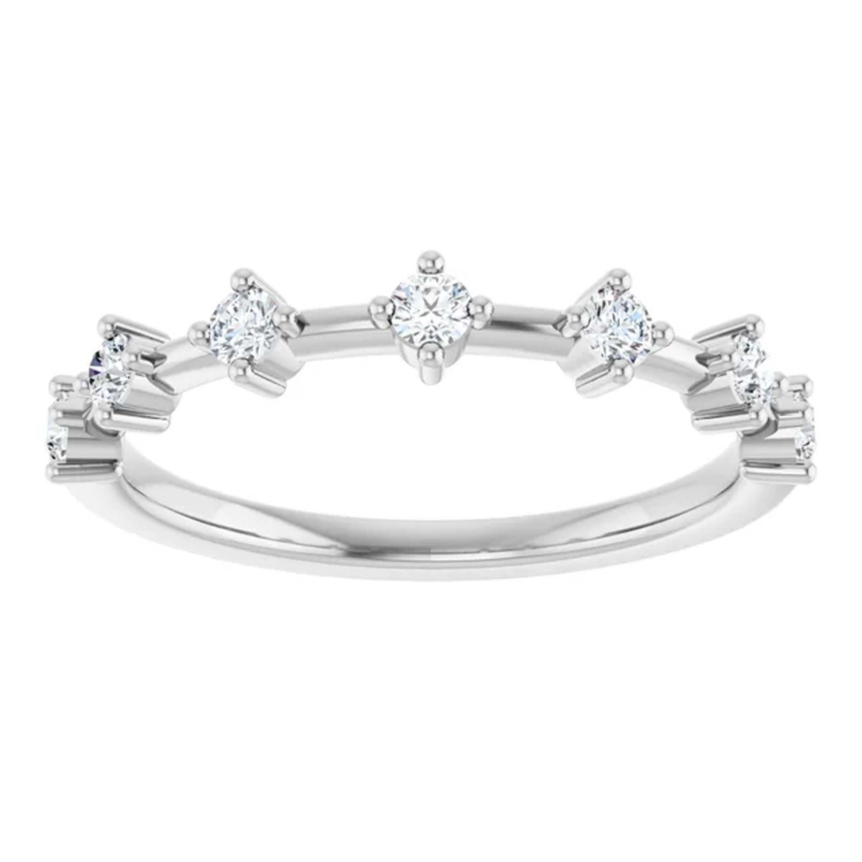 Sutton Round Diamond Anniversary Band
