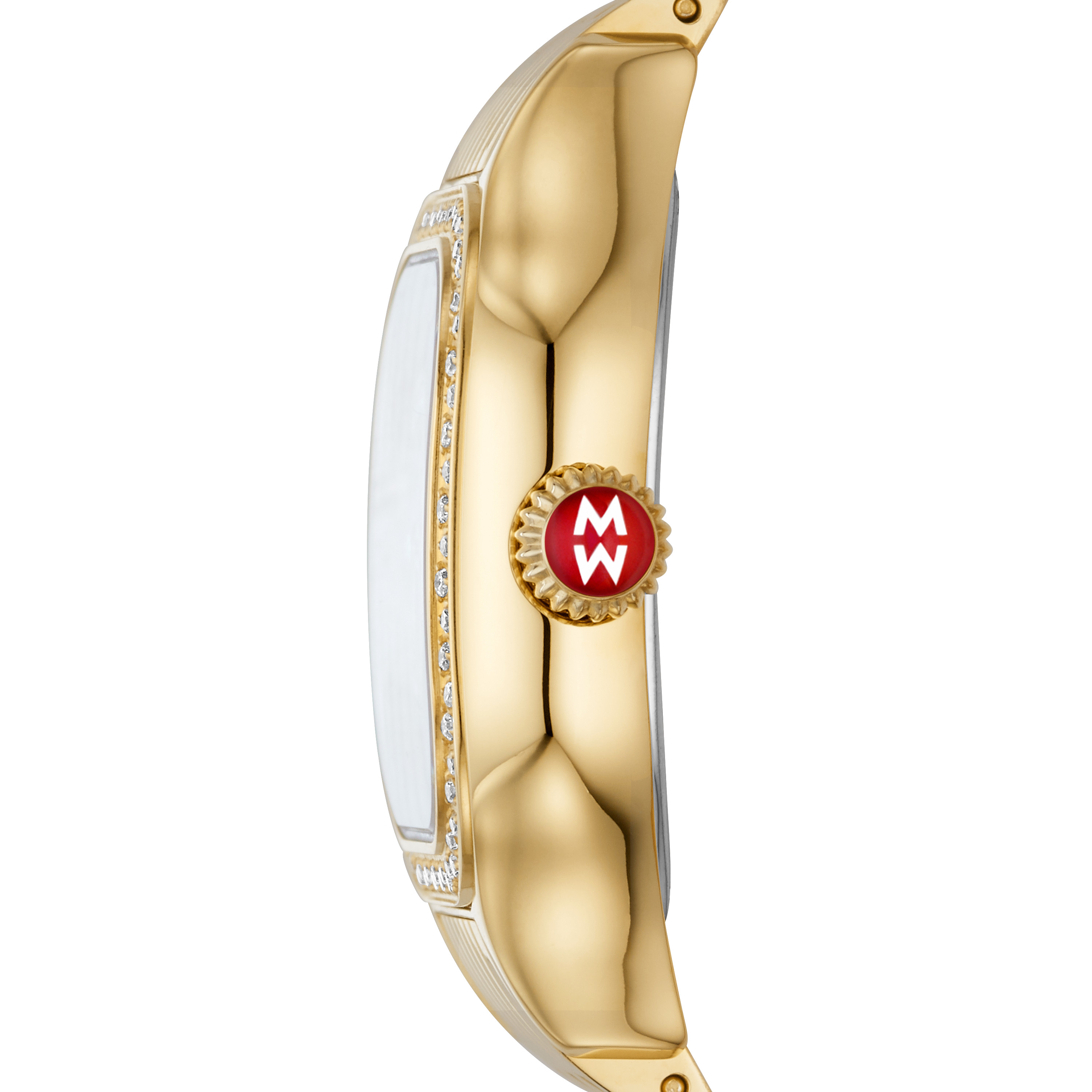 MICHELE 29MM Meggie Gold Diamond Stainless Steel Watch | Gage