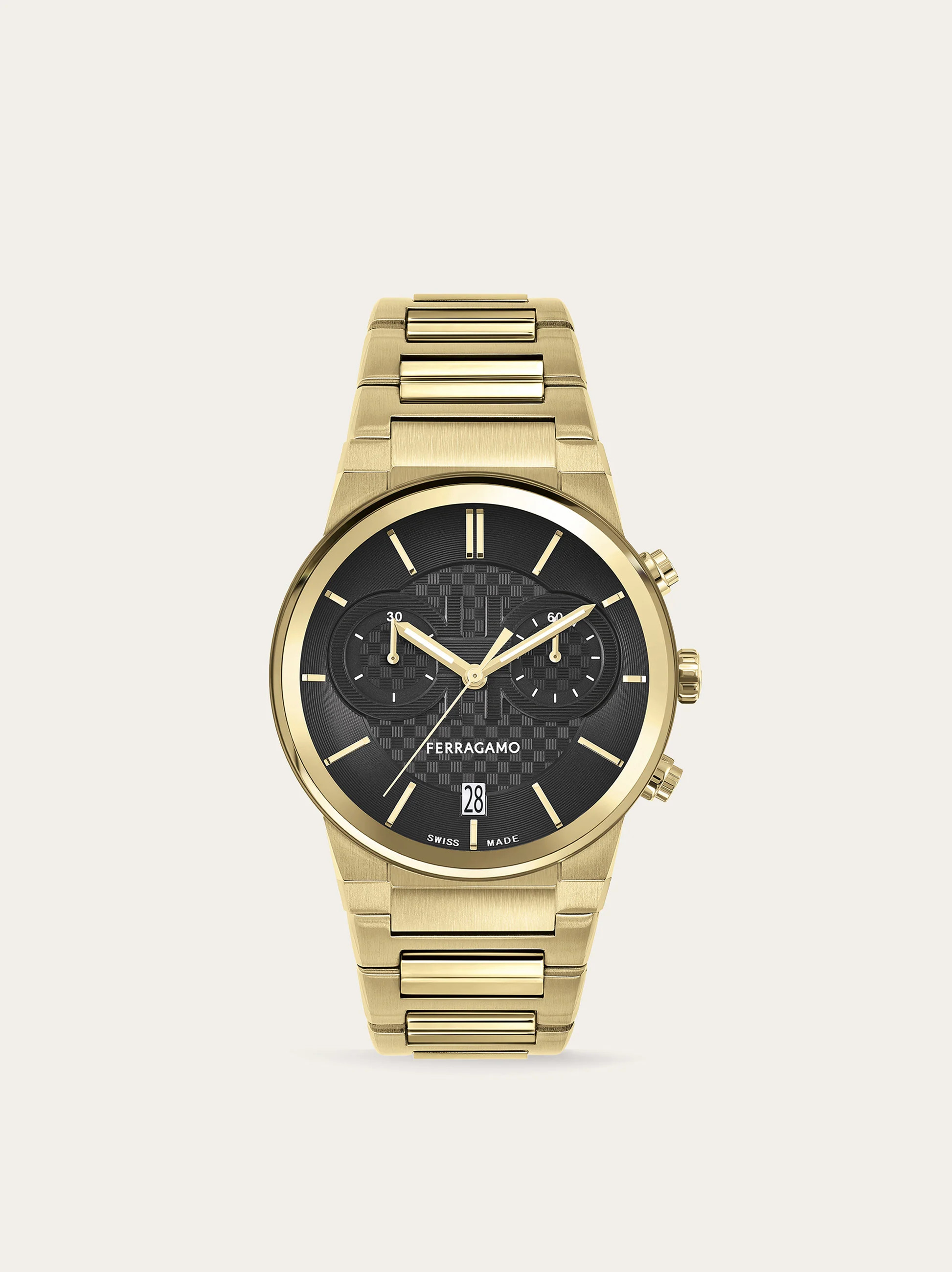 Ferragamo Men's Vega Upper East Chrono Watch Rose Gold | Gage