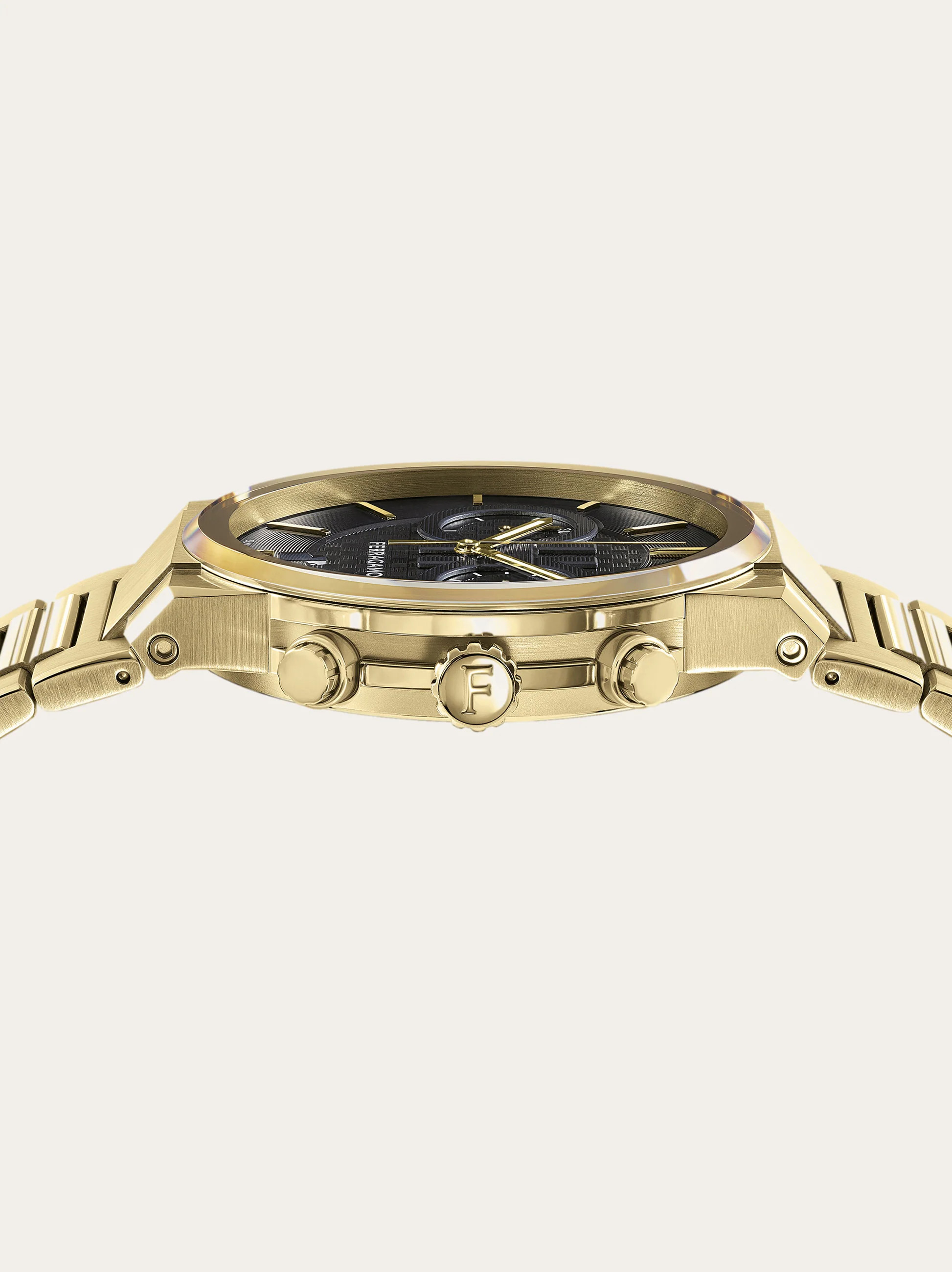 Ferragamo Men's Sapphire Chrono Watch | Gage Diamonds - Gage Diamonds