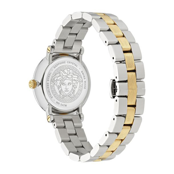 Versace Greca Flourish Two-Tone Women's Watch 35 MM #VE7F00423