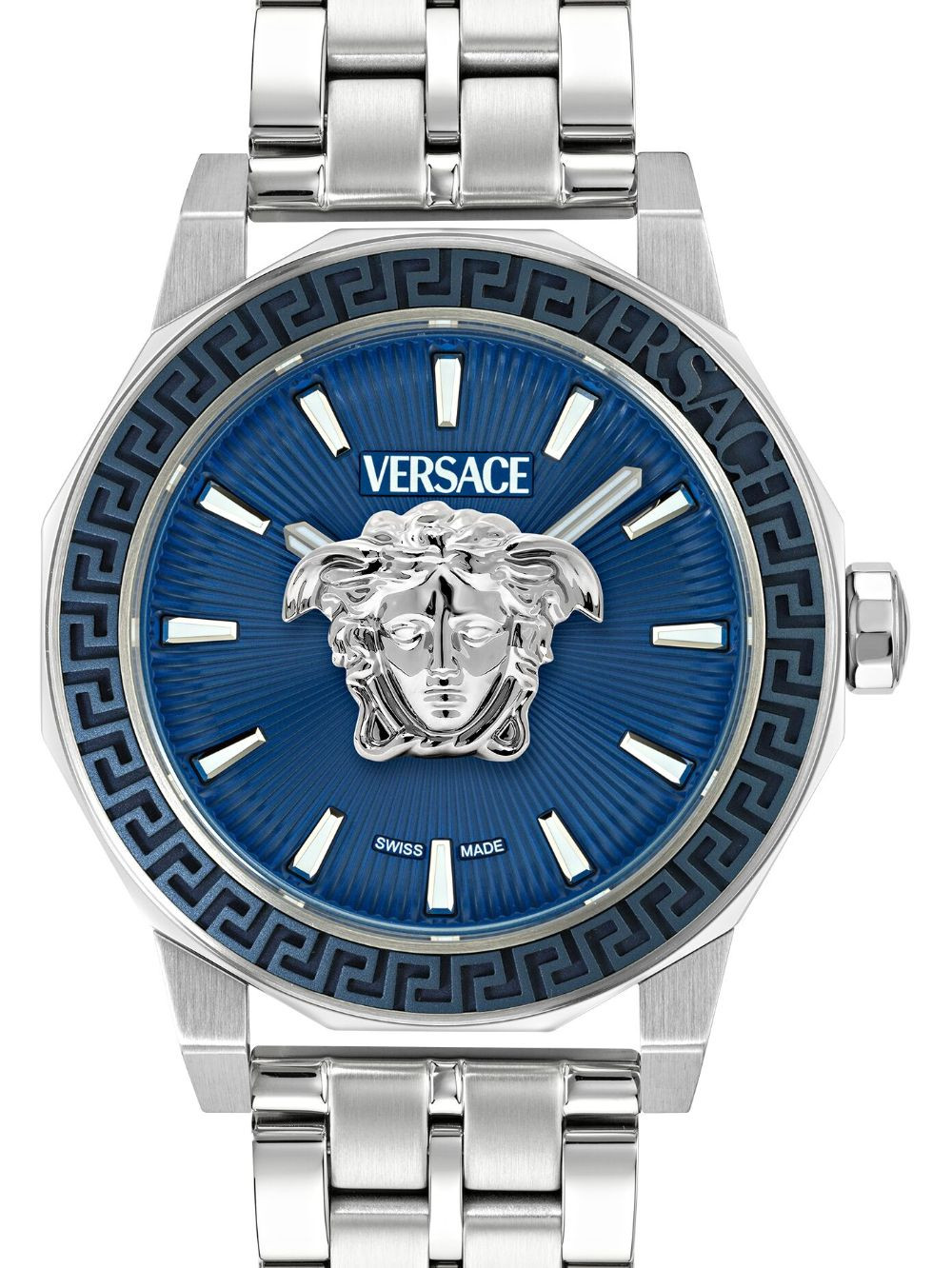 Versace Medusa Deco Men's Stainless Steel Watch 43 mm #VE9I00324