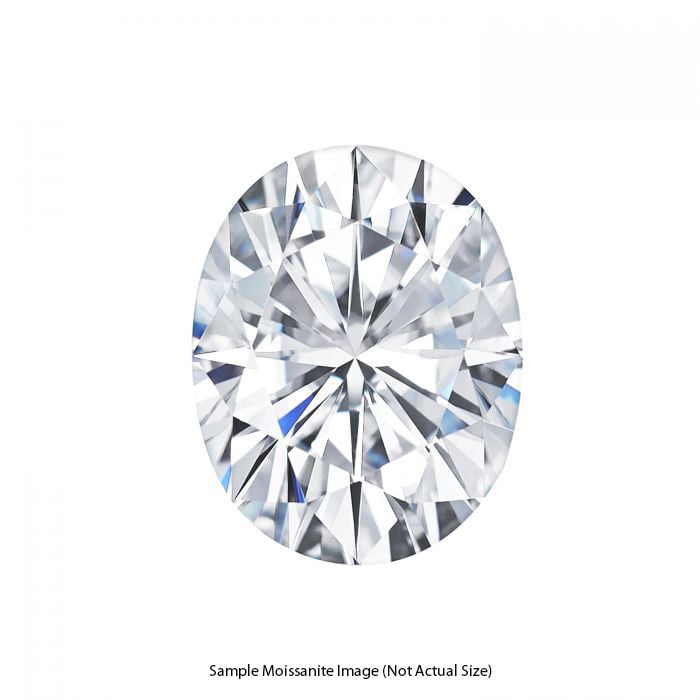Gage Premium Select Oval Cut Colorless Moissanite 12.0mm x 10.0mm (5.80 CT. DEW)