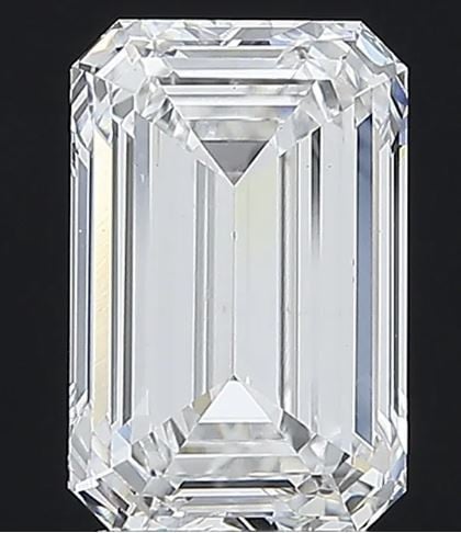 3.76CT Emerald D VS1 Lab Grown Diamond 4022