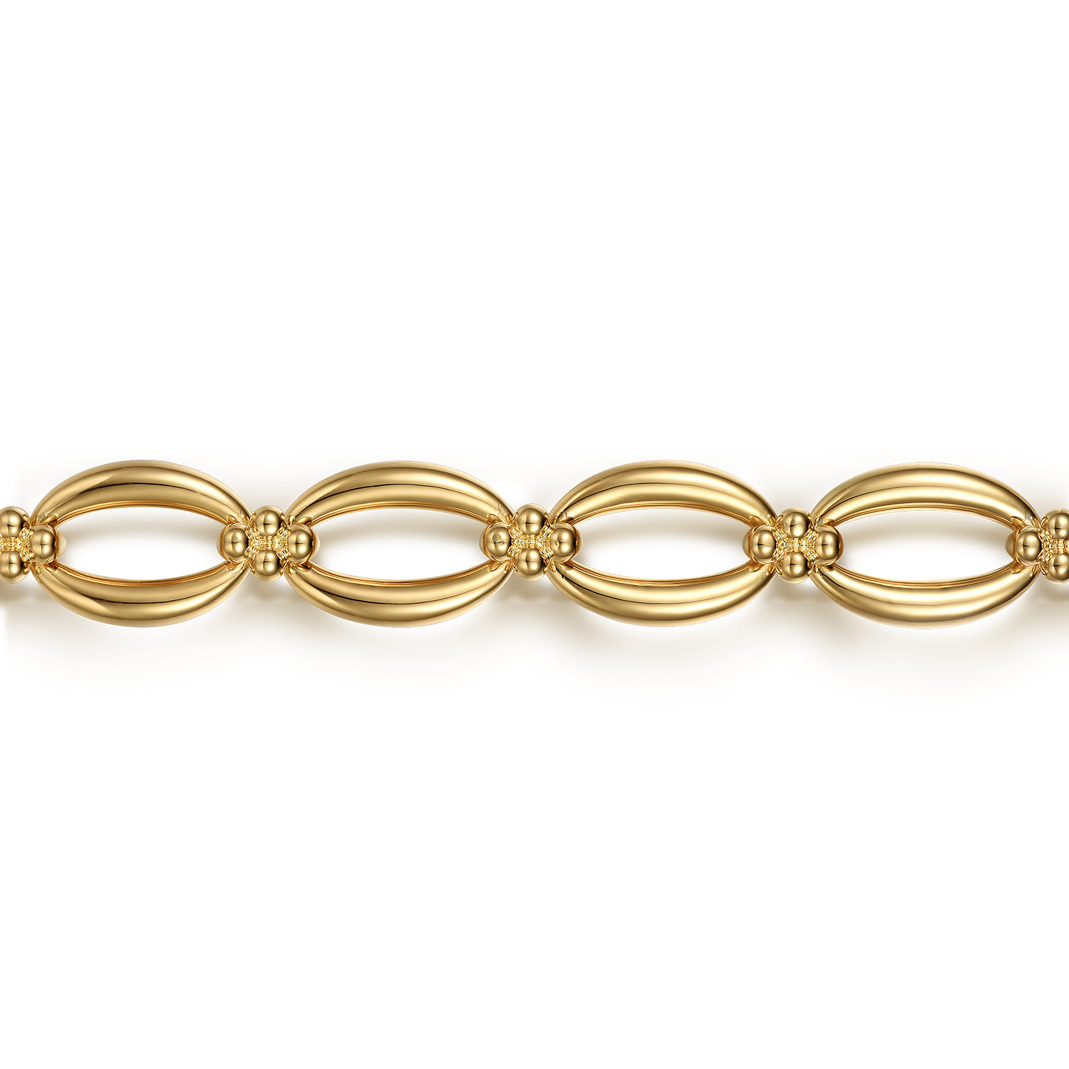 14K Gold Bujukan Link Bracelet