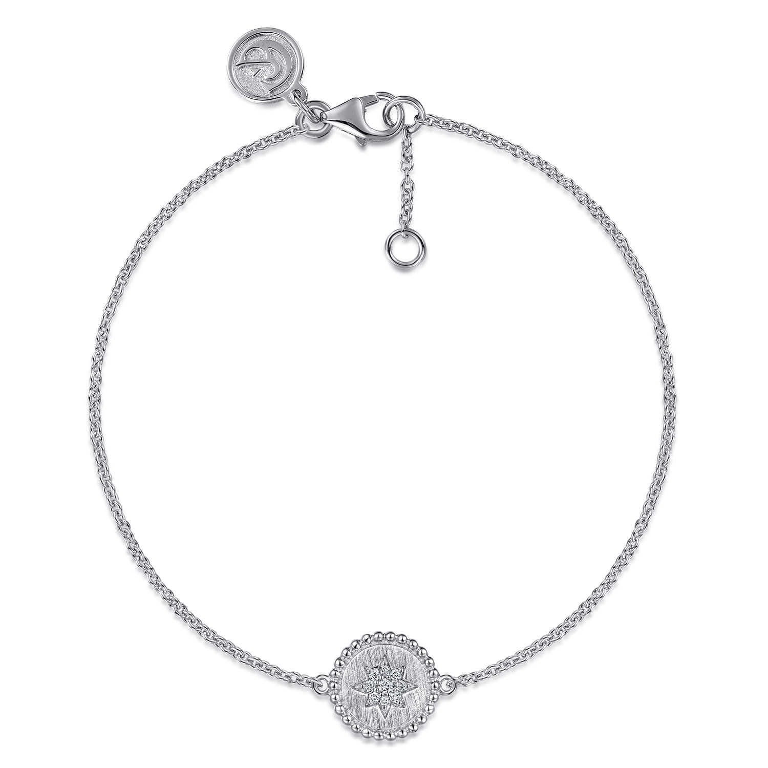 Sterling Silver Diamond Bujukan Star Bracelets