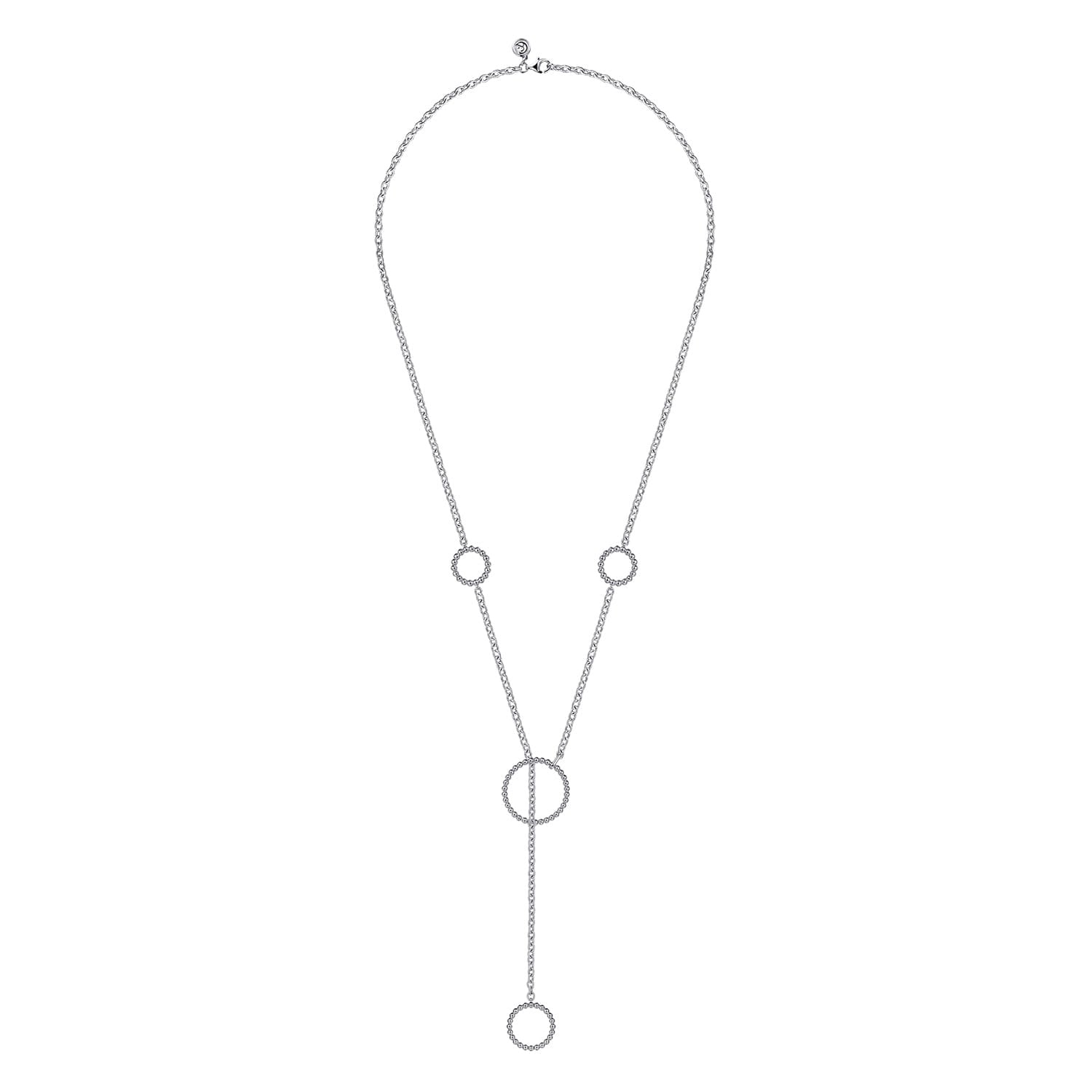 925 Sterling Silver Bujukan Y Necklace