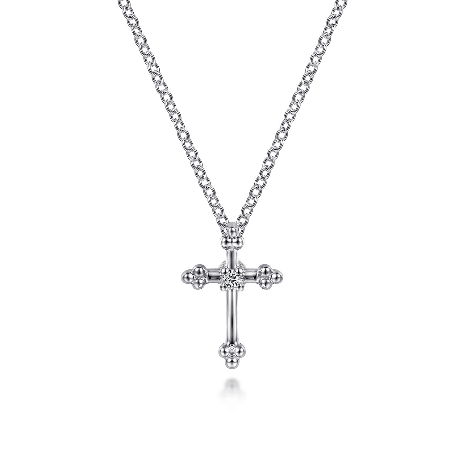Diamond Cross Pendant Necklace