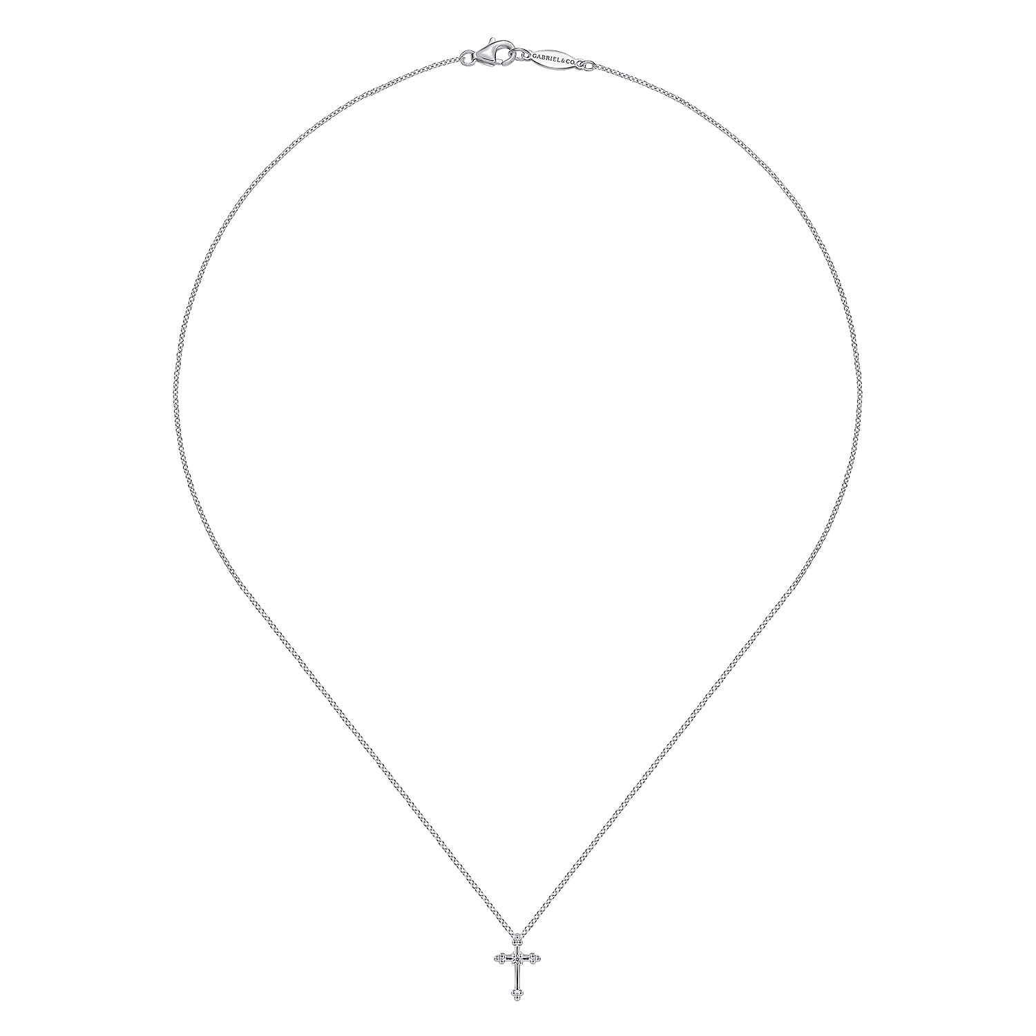 Diamond Cross Pendant Necklace