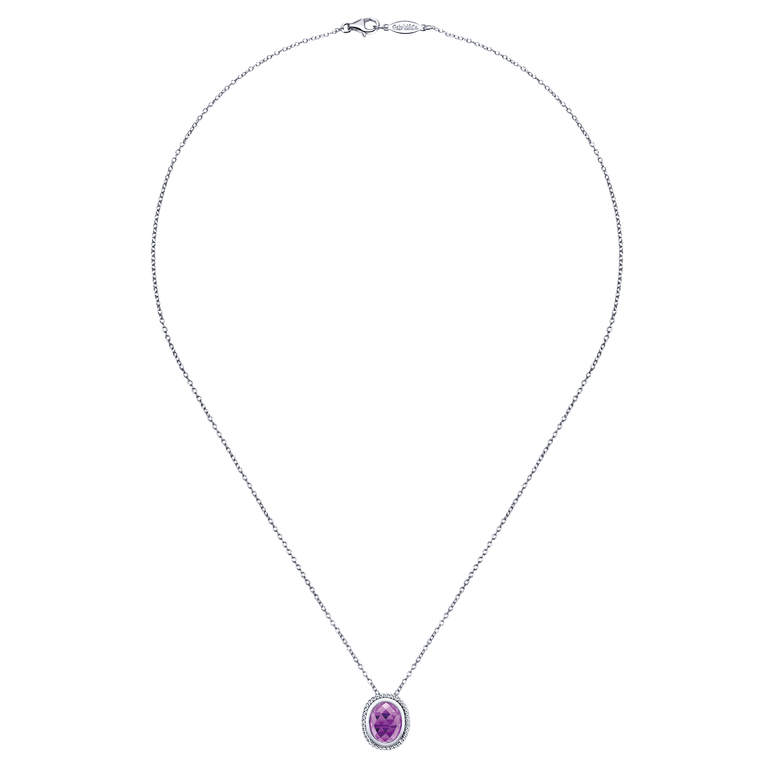 925 Sterling Silver Bujukan Blue Topaz Pendant Necklace