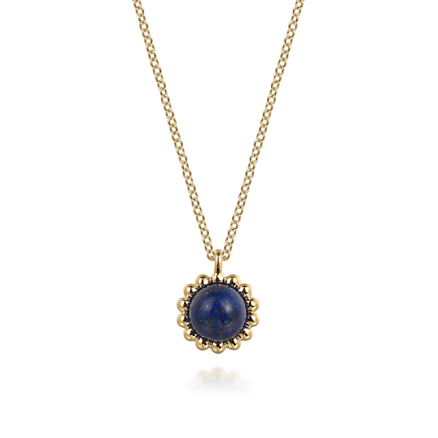 14K Yellow Gold Bujukan Pendant Necklace