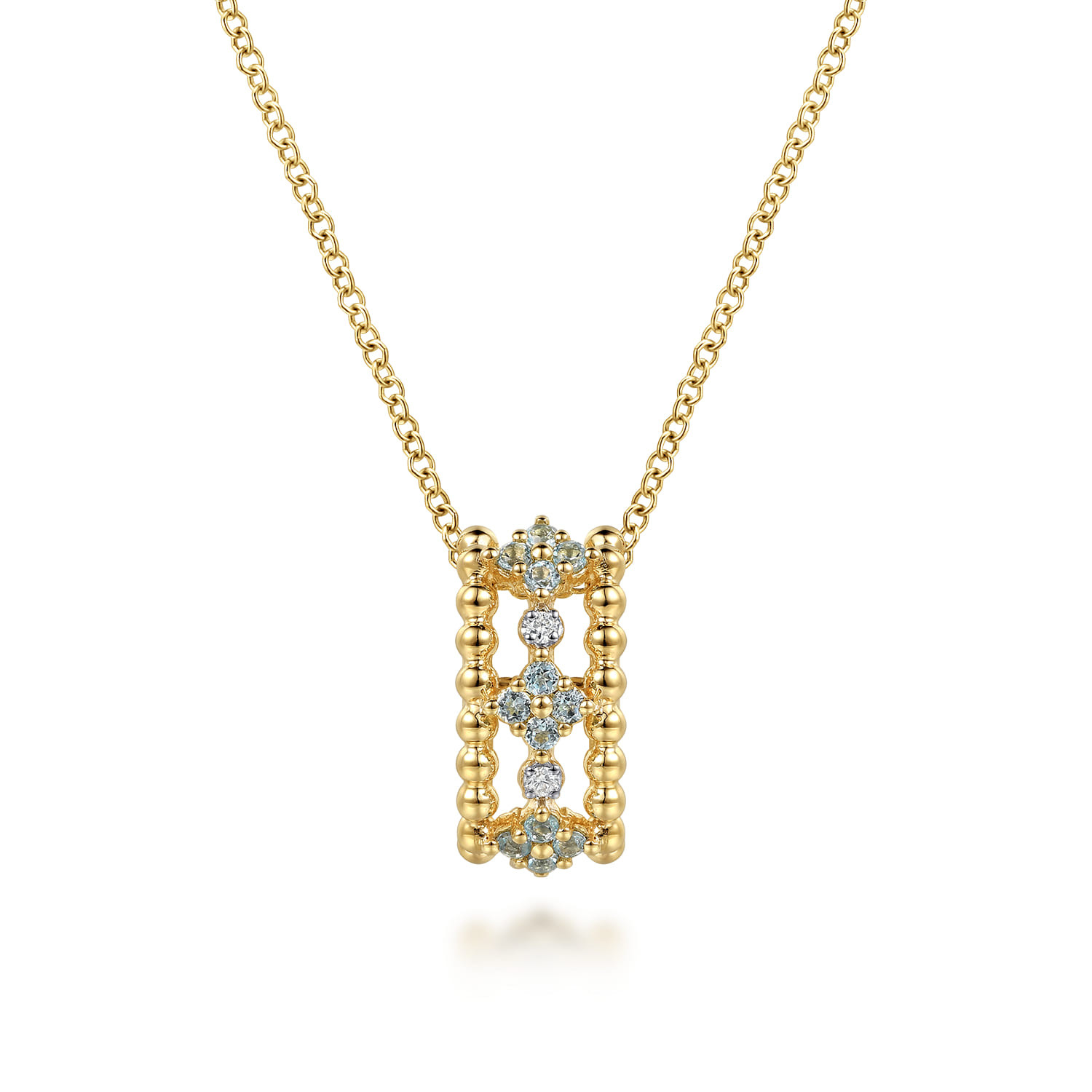 14K Clover Pendant Necklace