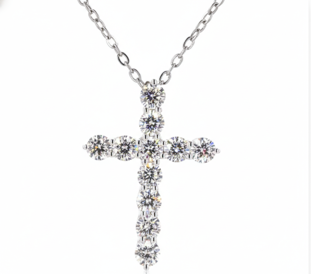 Cross Lab Grown Diamond Pendant